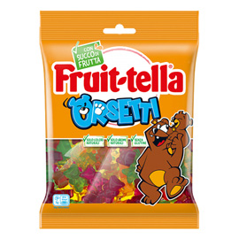 Caramella gommosa - orsetti - formato pocket 90 gr - Fruit-Tella