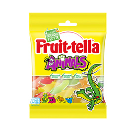 Caramella gommosa - animals - formato pocket 90 gr - Fruit-Tella