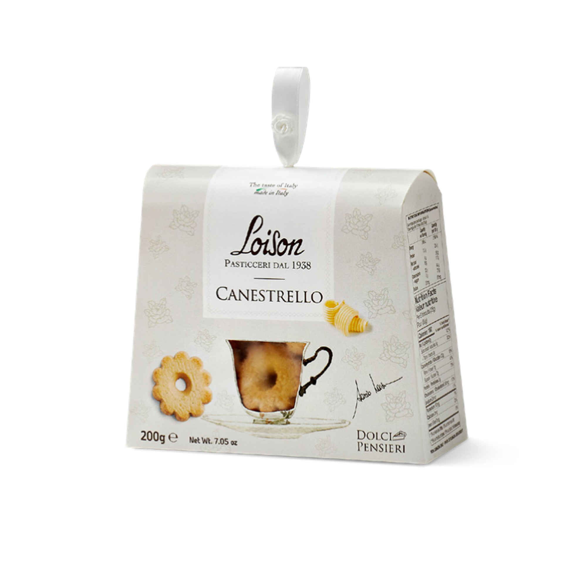 Biscotti al burro Canestrello - 200 gr - Loison