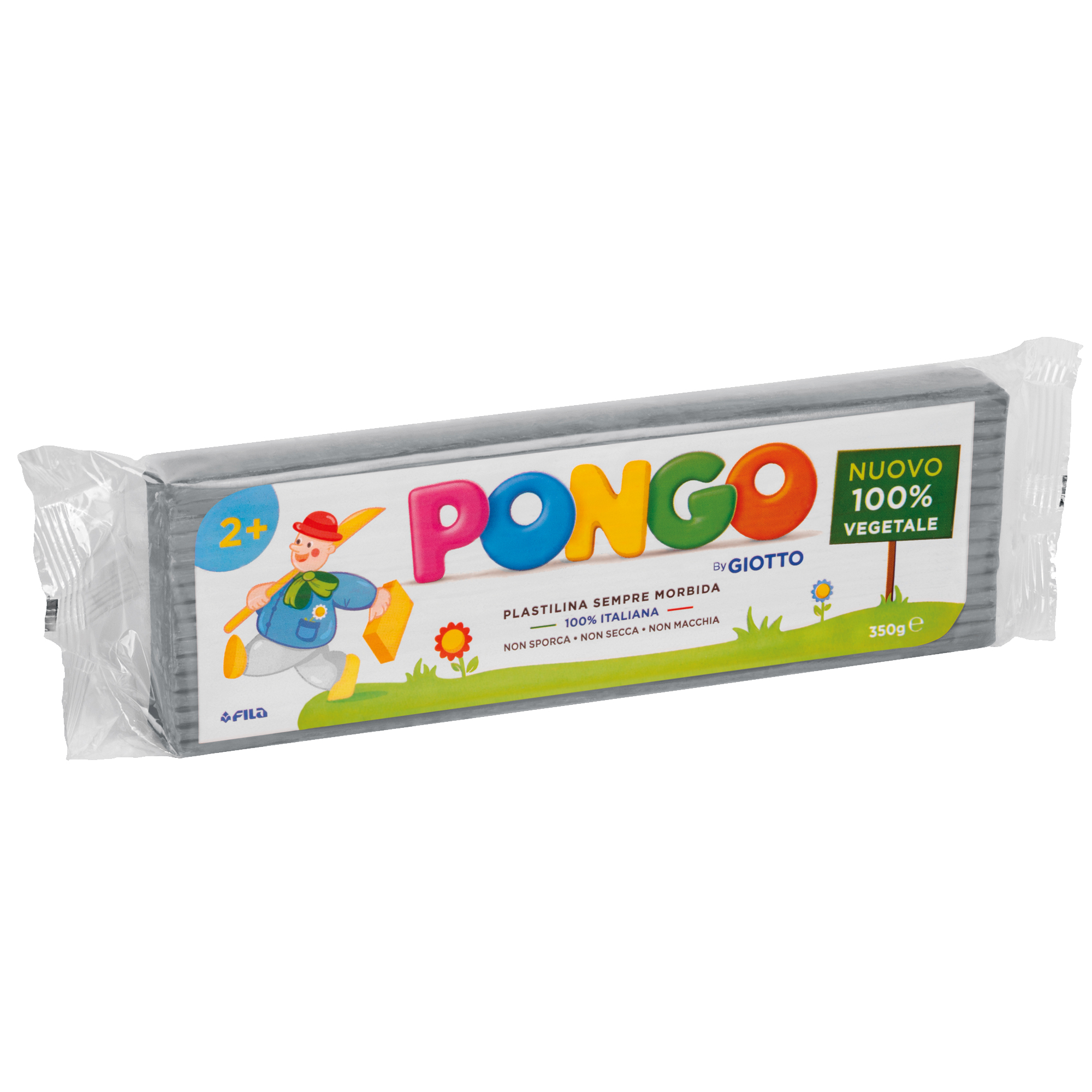 Pongo monocolore 350 g argento