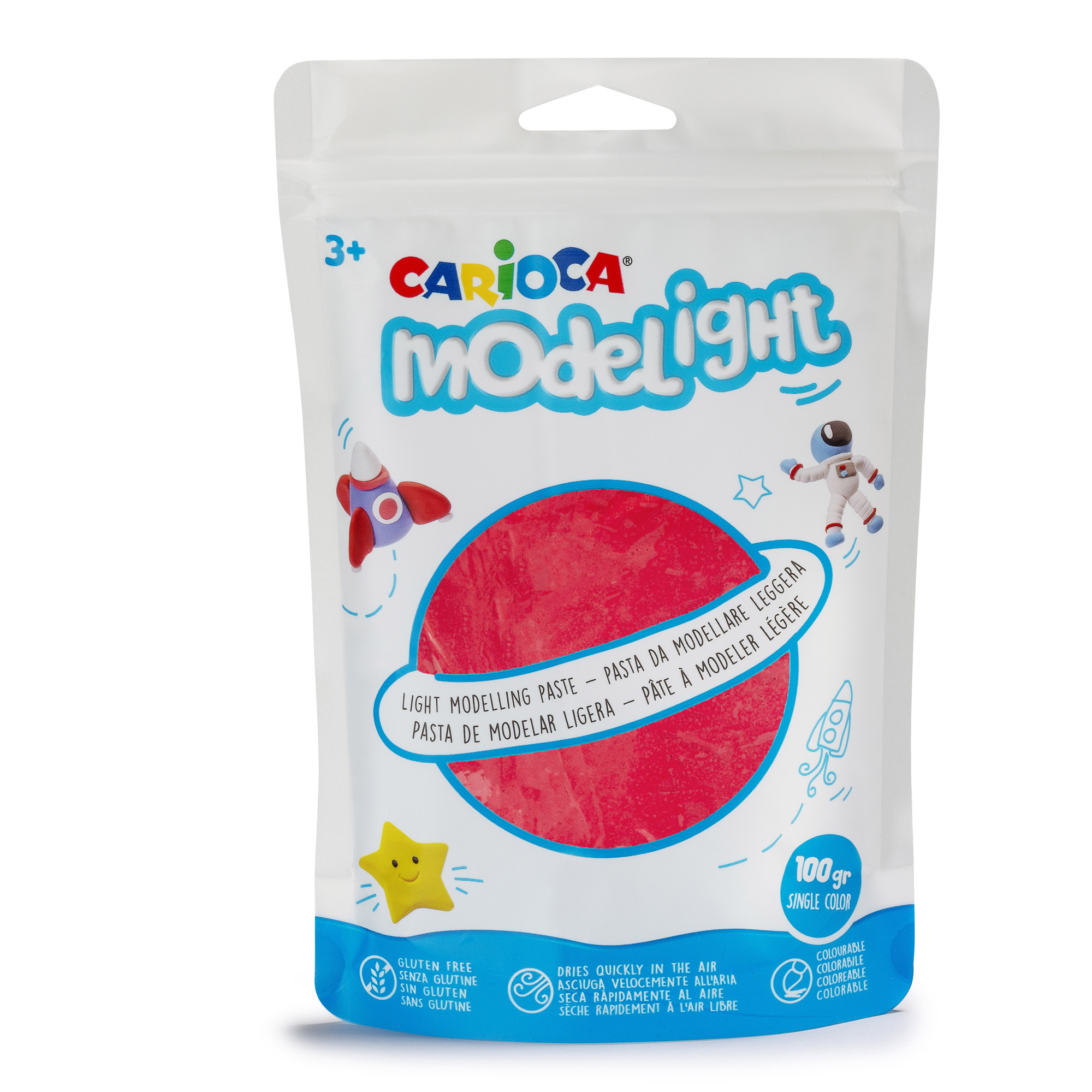 Pasta Model Light - 100 gr - rosso - Carioca