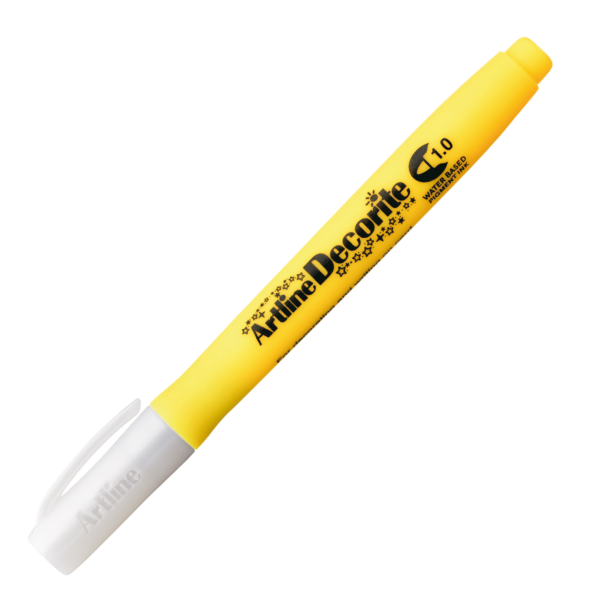 Marcatore Decorite - punta tonda - 1.0 mm - giallo - Artline