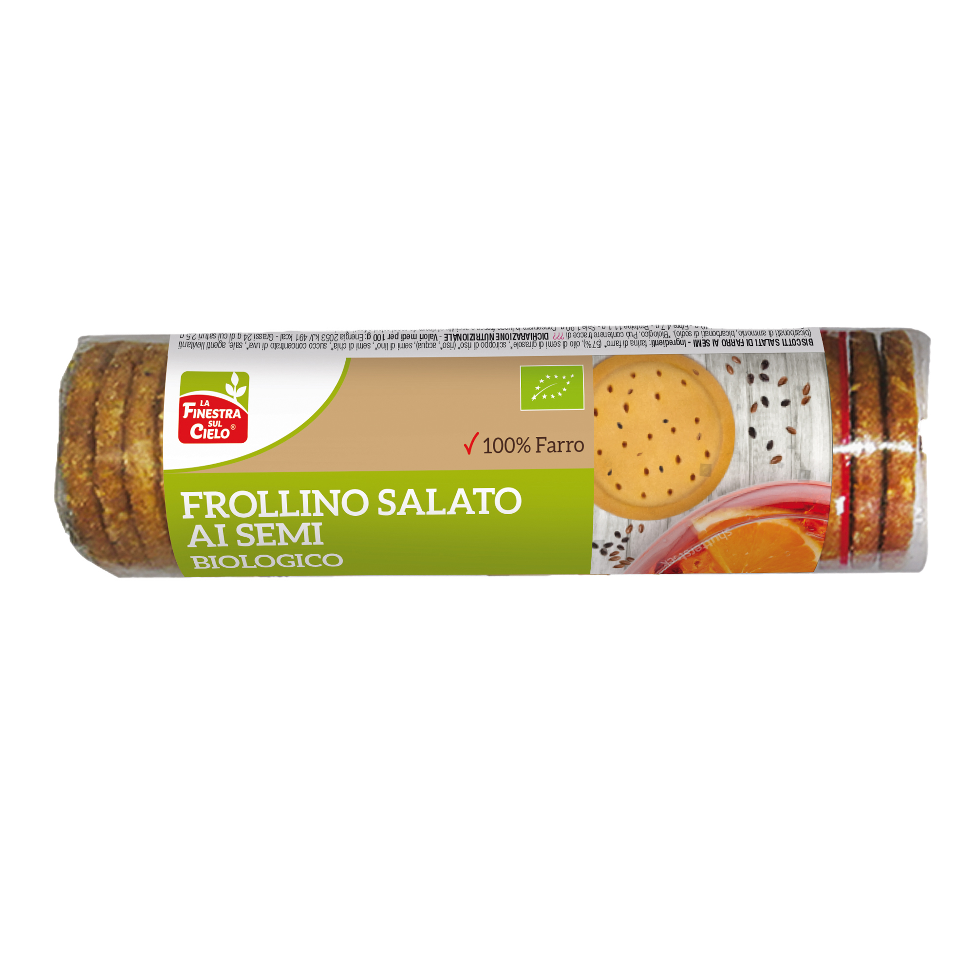 Frollino salato - ai semi - 250 gr - La finestra sul cielo