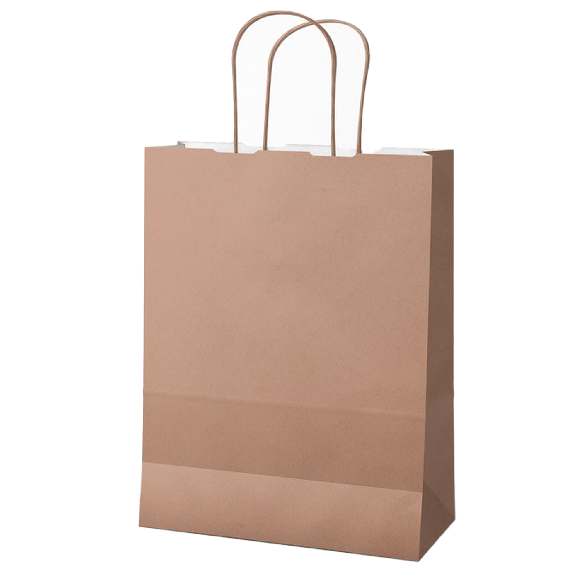 Shopper Twisted - carta kraft - 22 x 10 x 29 cm - rosa antico - Mainetti Bags - conf. 25 pezzi