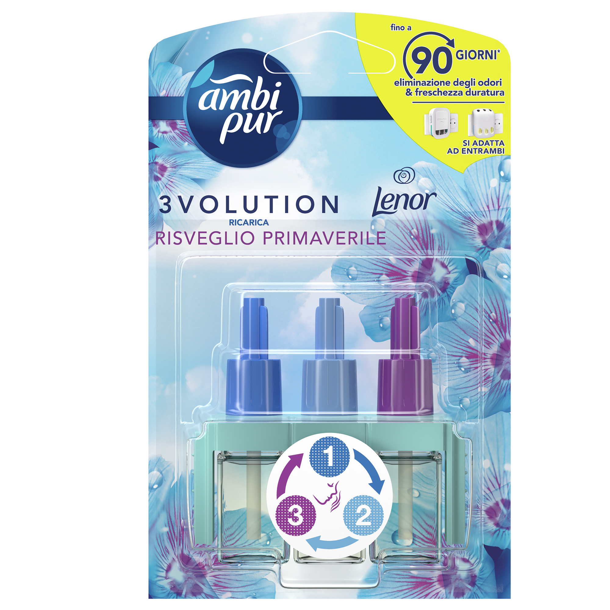 Refill 3Volution Lenor - 20 ml - Risveglio Primaverile - Ambipur