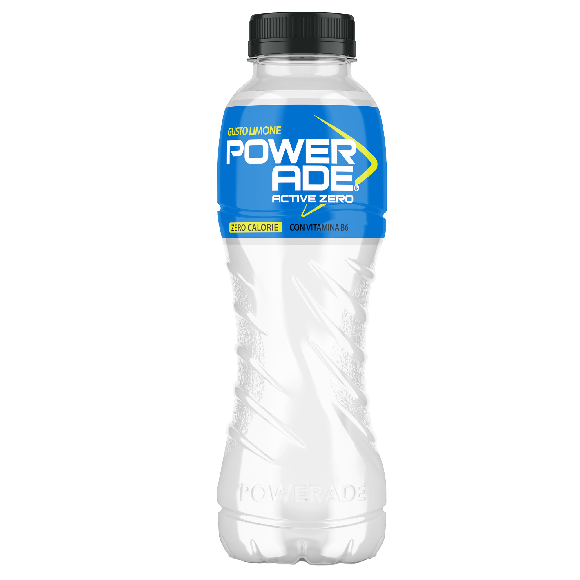 Powerade - in bottiglia - 500 ml - gusto active zero lemon