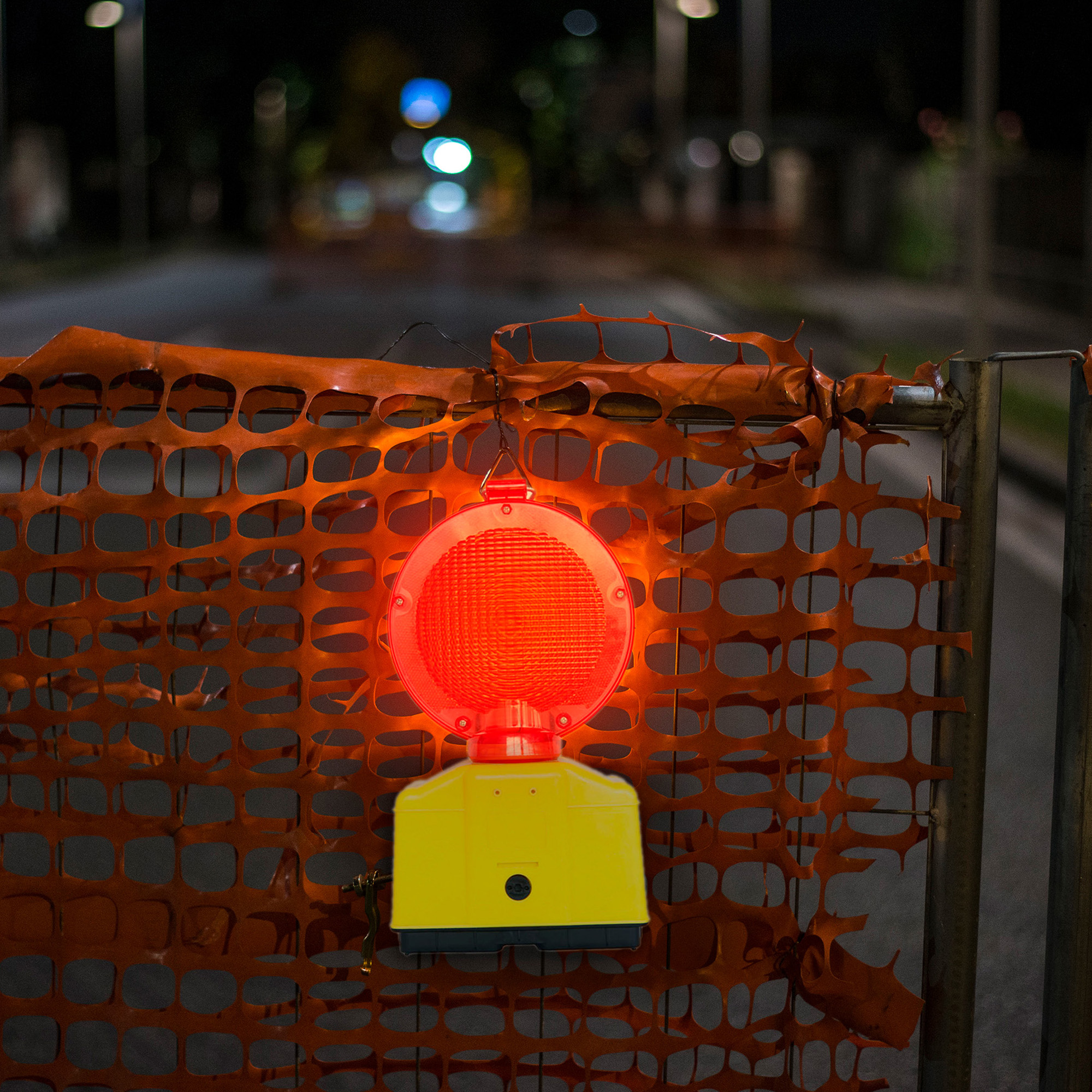 Lampeggiante stradale Double Blink Road - LED - giallo fluo/rosso - Velamp