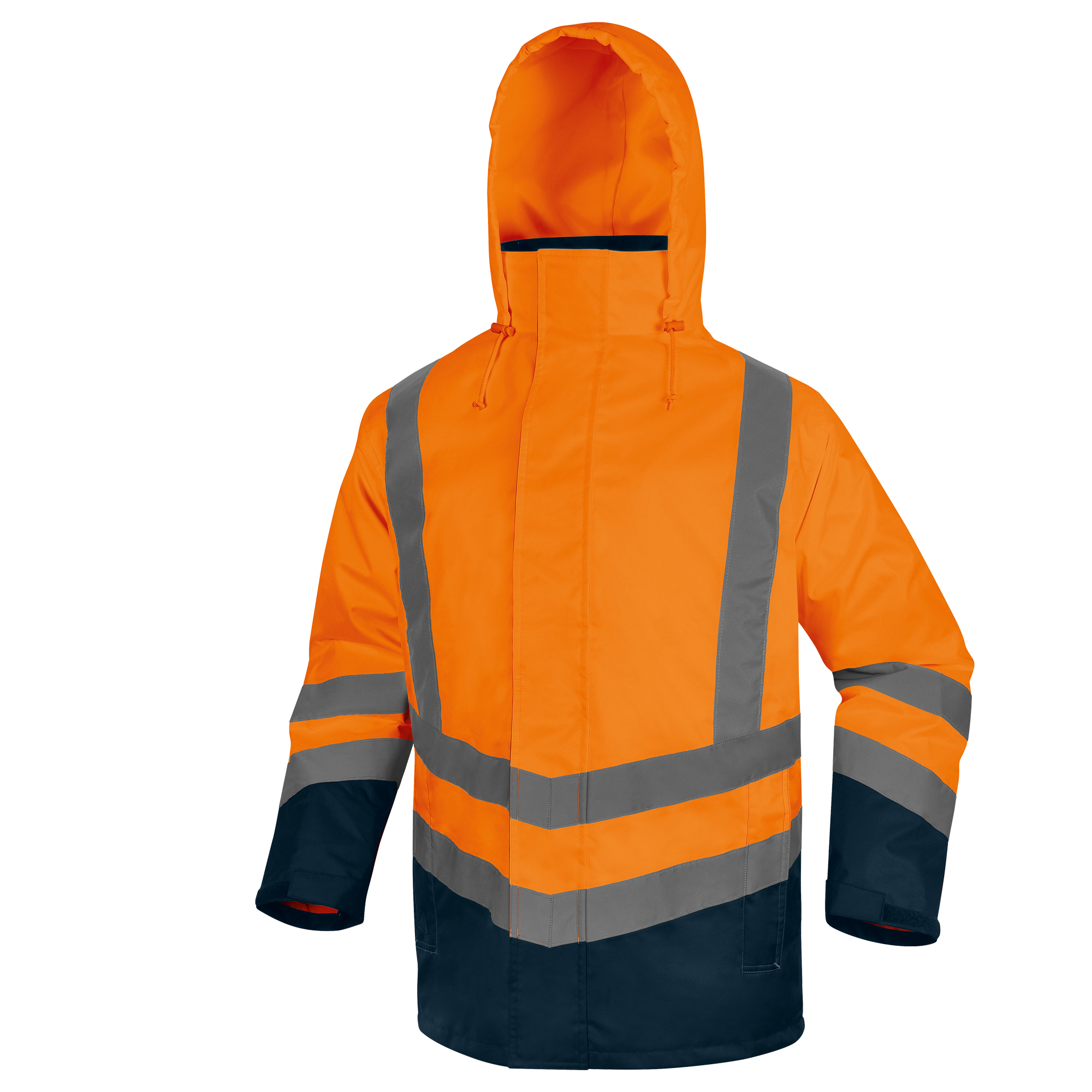 Parka 5 in 1 Optimum 3 alta visibilitA' - taglia XL - arancio fluo - Deltaplus