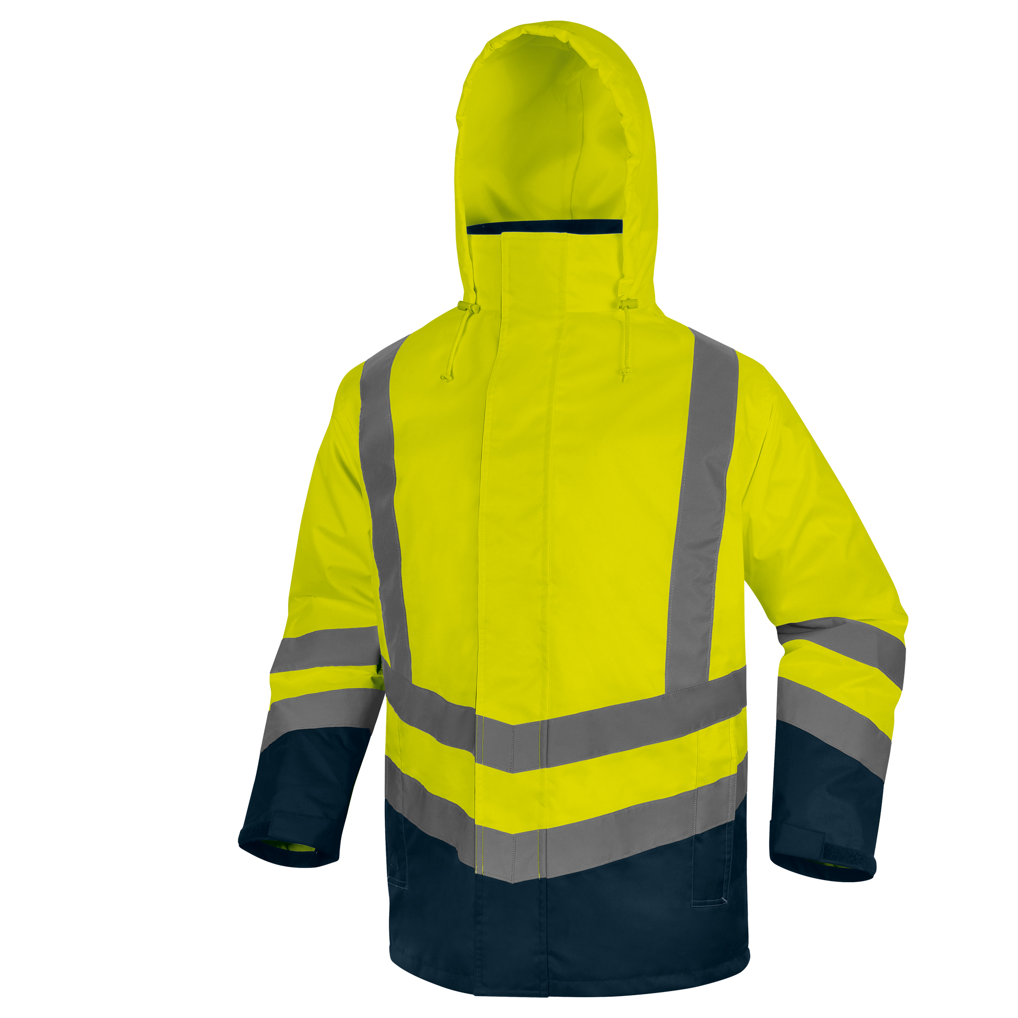 Parka 5 in 1 Optimum 3 alta visibilitA' - taglia L - giallo fluo - Deltaplus