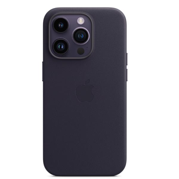 IPHONE 14 PRO LEATHER CASE MIDNIGHT