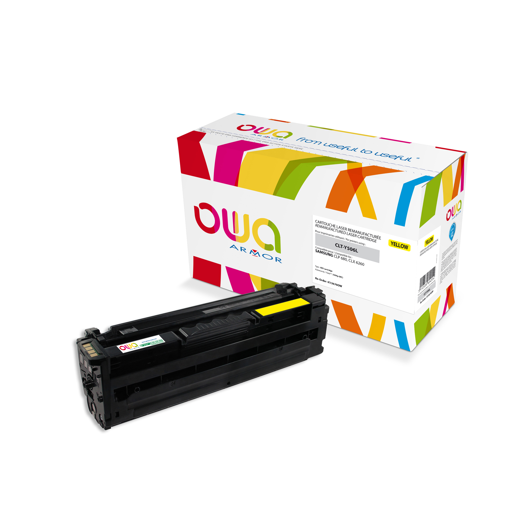 Armor - Toner per Hp/Samsung - Giallo - CLT-Y506L - 3.500 pag