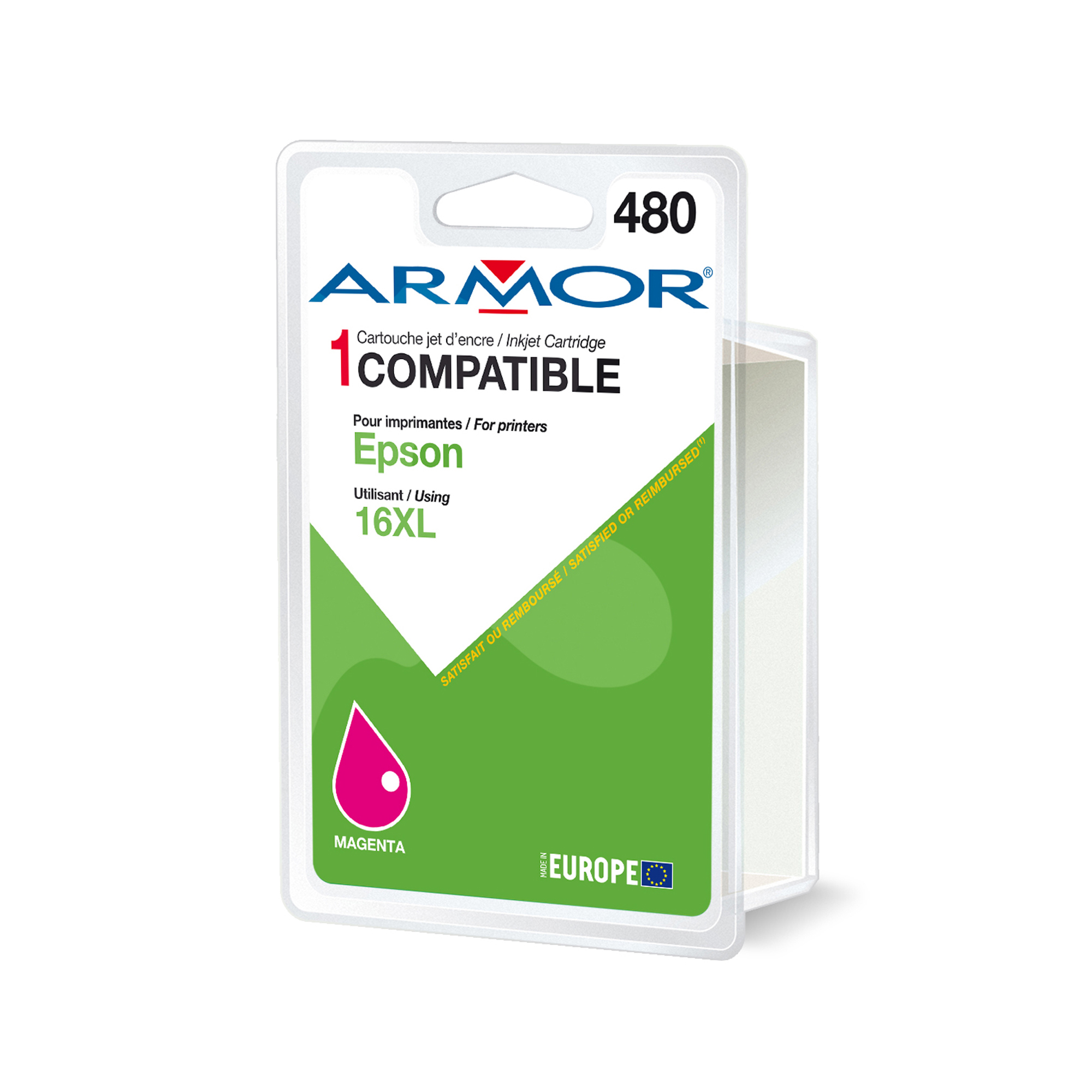 Armor - Cartuccia per Epson - Magenta - T163340 (XL) - 8,5 ml