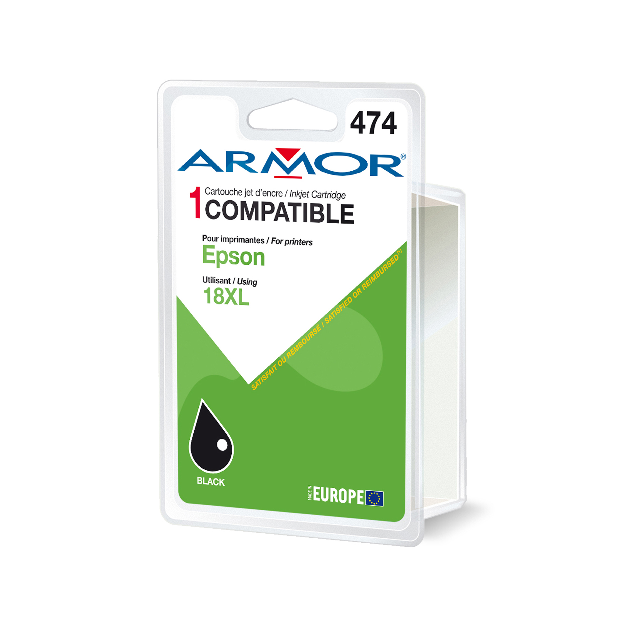 Armor - Cartuccia per Epson - Nero - T181140  (XL) - 12 ml