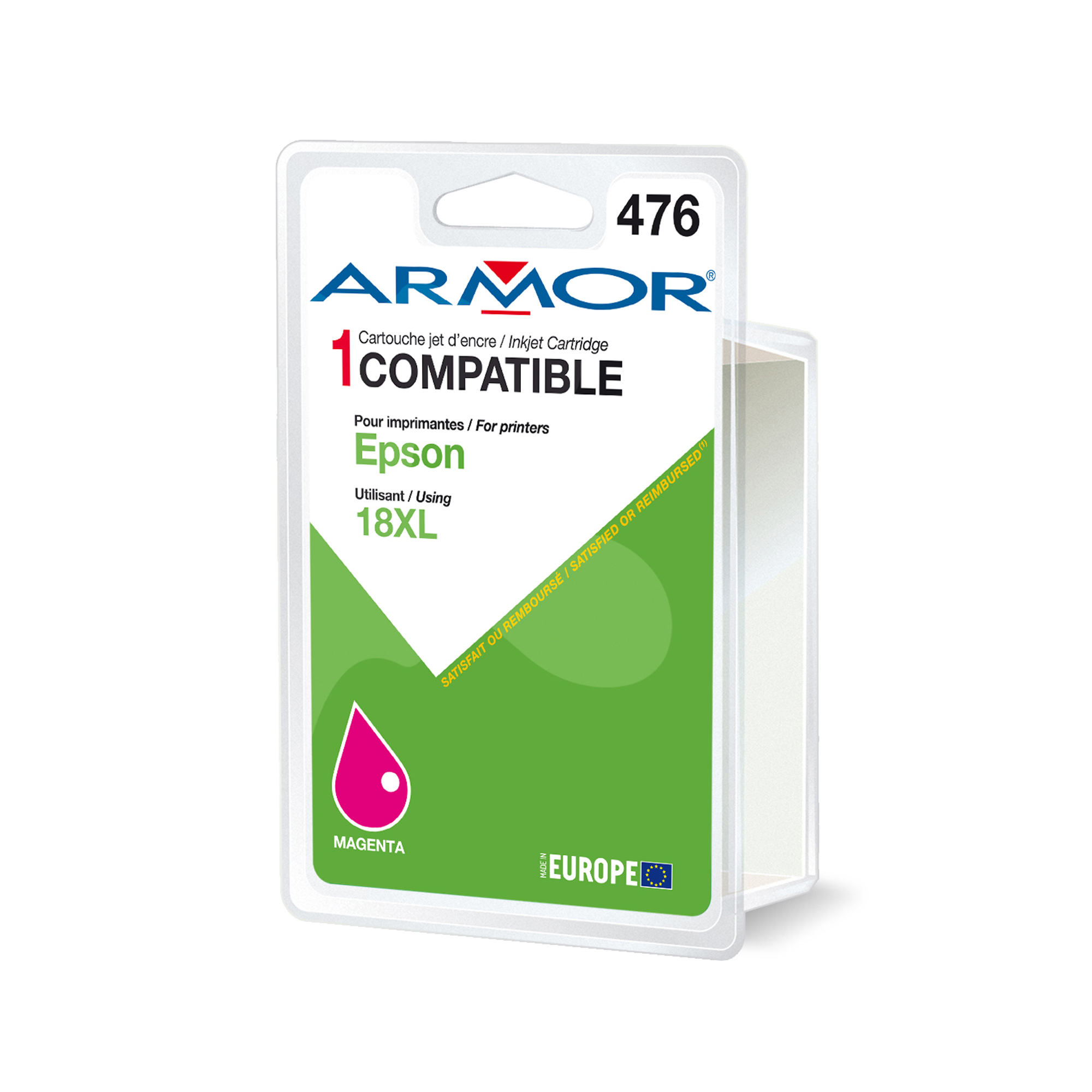 Armor - Cartuccia per Epson - Magenta - T181340  (XL) - 9 ml