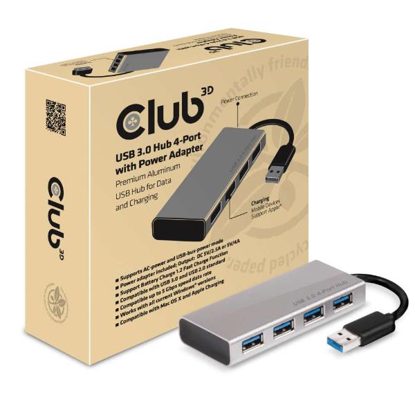 USB-A 3.1 TO 4X USB-A 3.0 ALU CASE