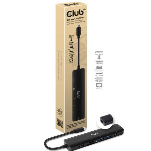 CLUB3D USB C 7-1 HUB HDMI 2.0B