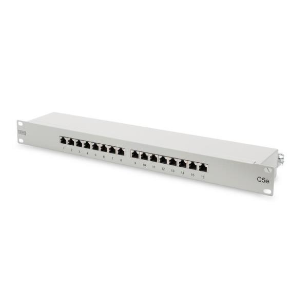 PANN.1U CON 16 RJ45S CAT.5E GRIGIO