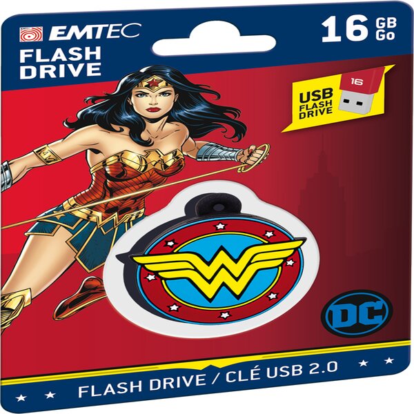 Emtec - Memoria USB2.0 - Wonder Woman - 16GB - ECMMD16GDCC03
