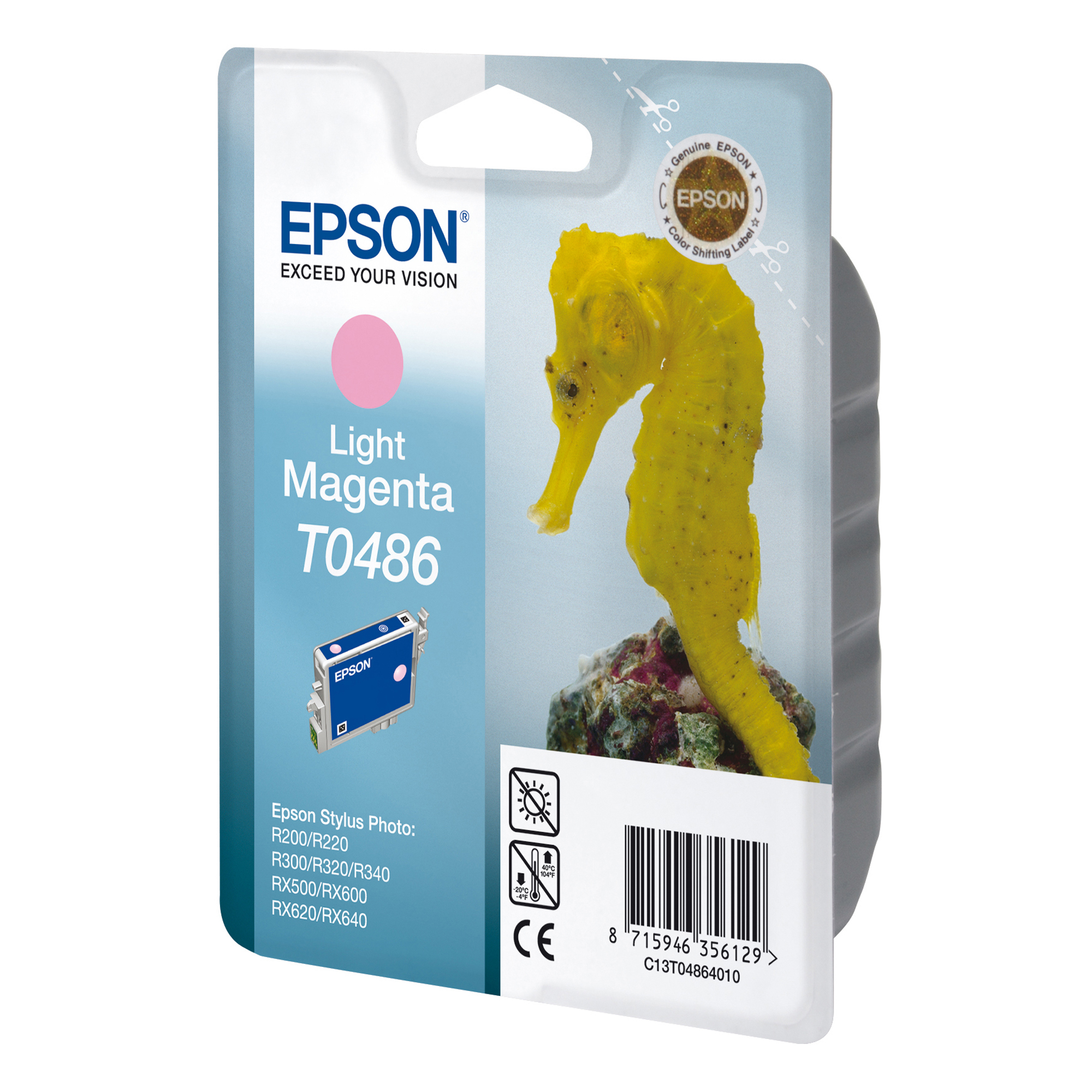 Epson - Cartuccia ink - Magenta chiaro - T0486 - C13T04864010 - 13ml