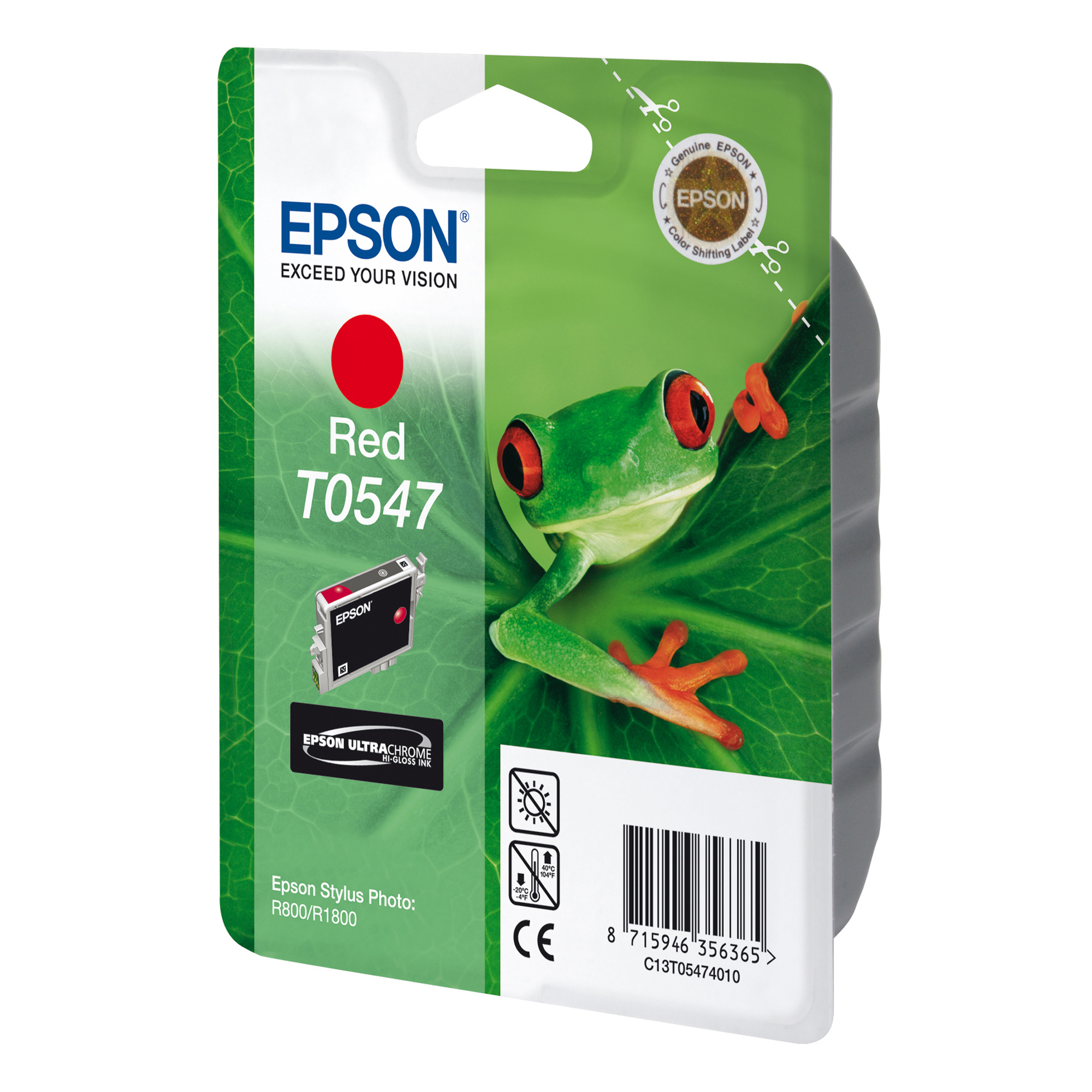 Epson - Cartuccia ink - Rosso - T0547 - C13T05474010 - 13ml