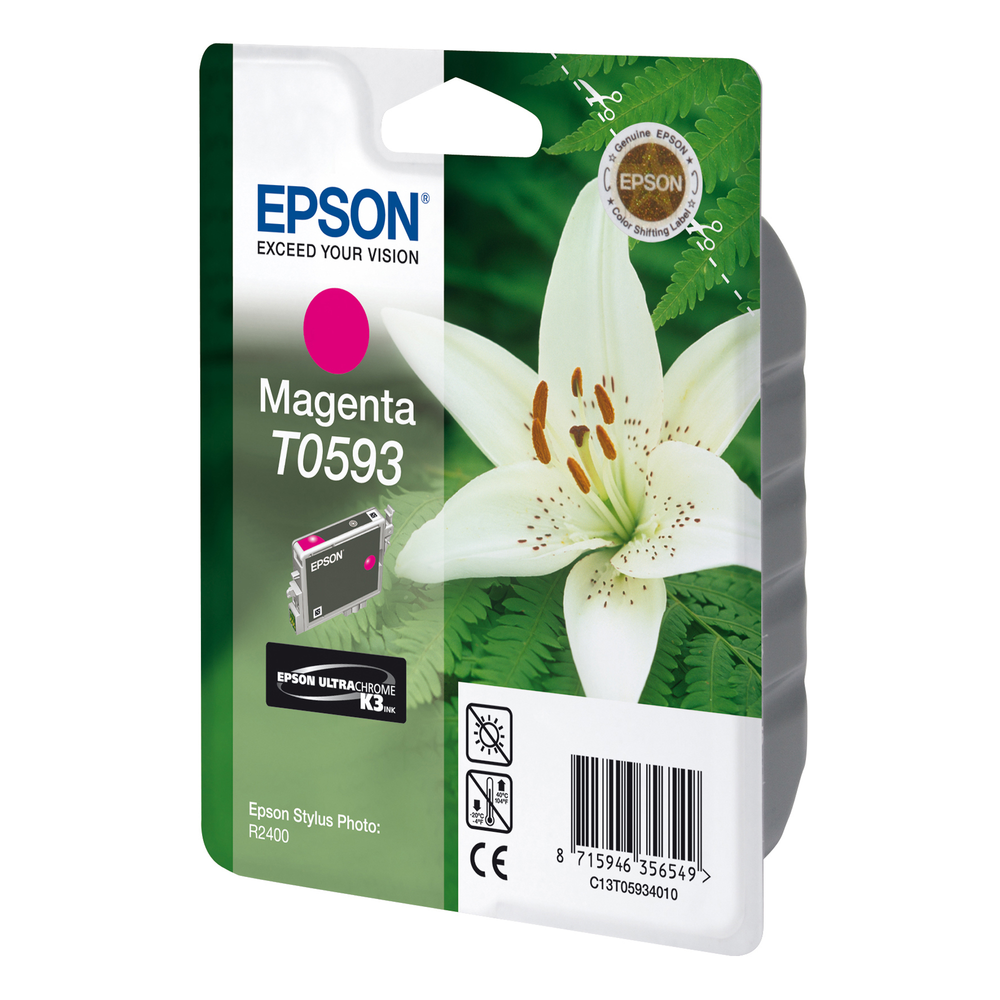 Epson - Cartuccia ink - Magenta - T0593 - C13T05934010 - 13ml