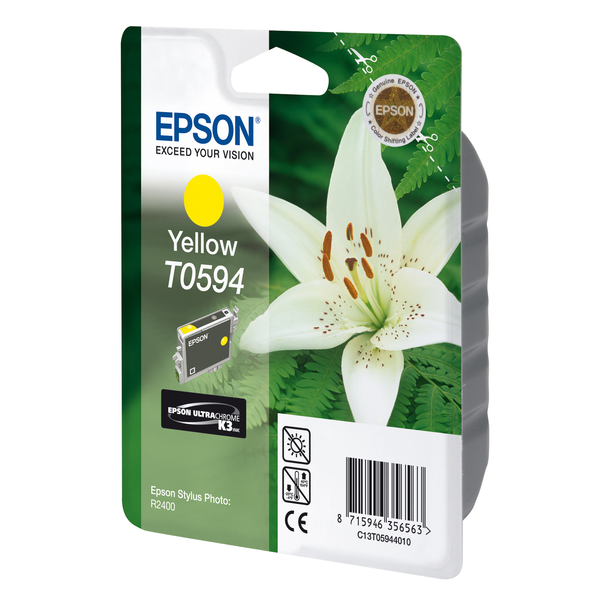 Epson - Cartuccia ink - Giallo - T0594 - C13T05944010 - 13ml