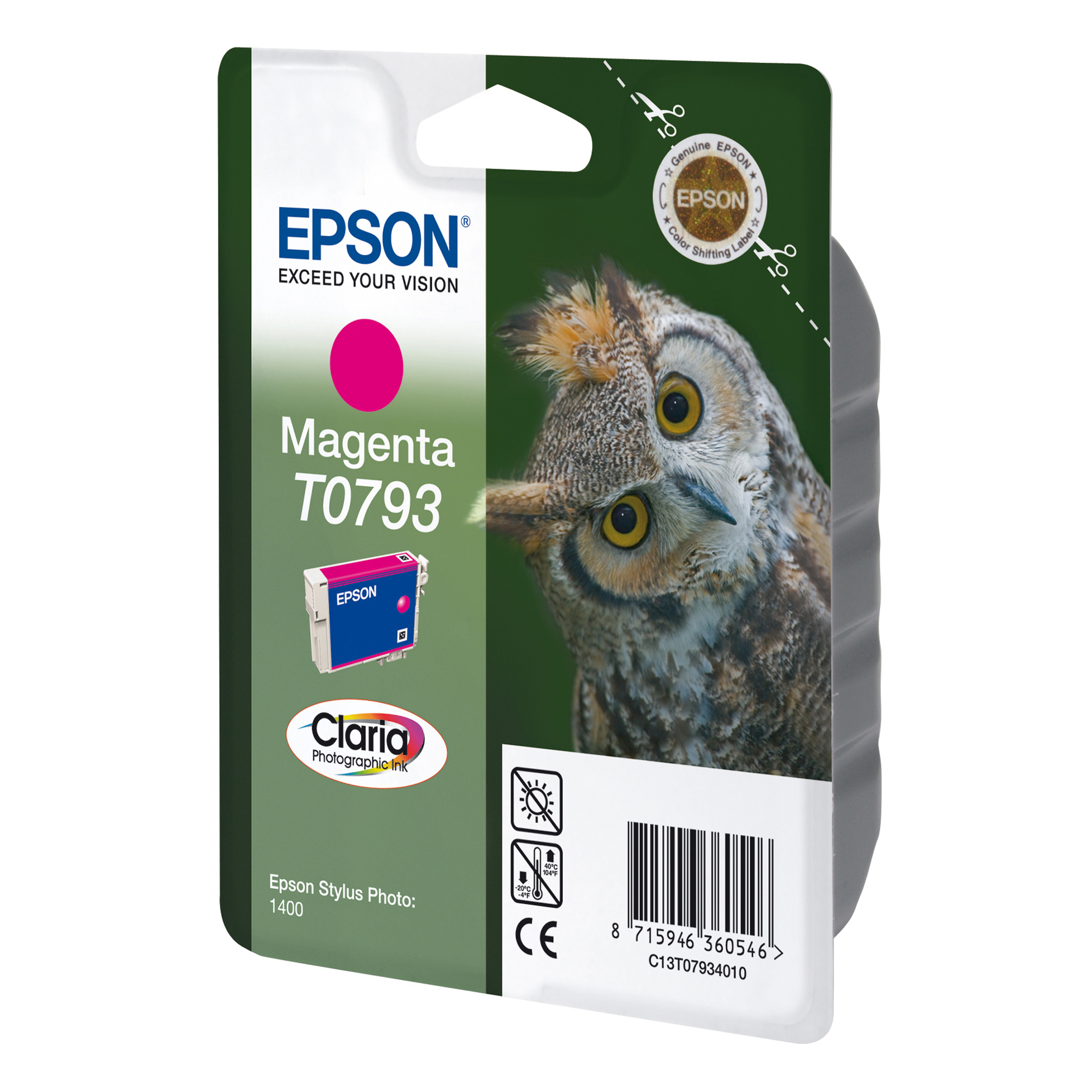 Epson - Cartuccia ink - Magenta - T0793 - C13T07934010  - 11,1ml