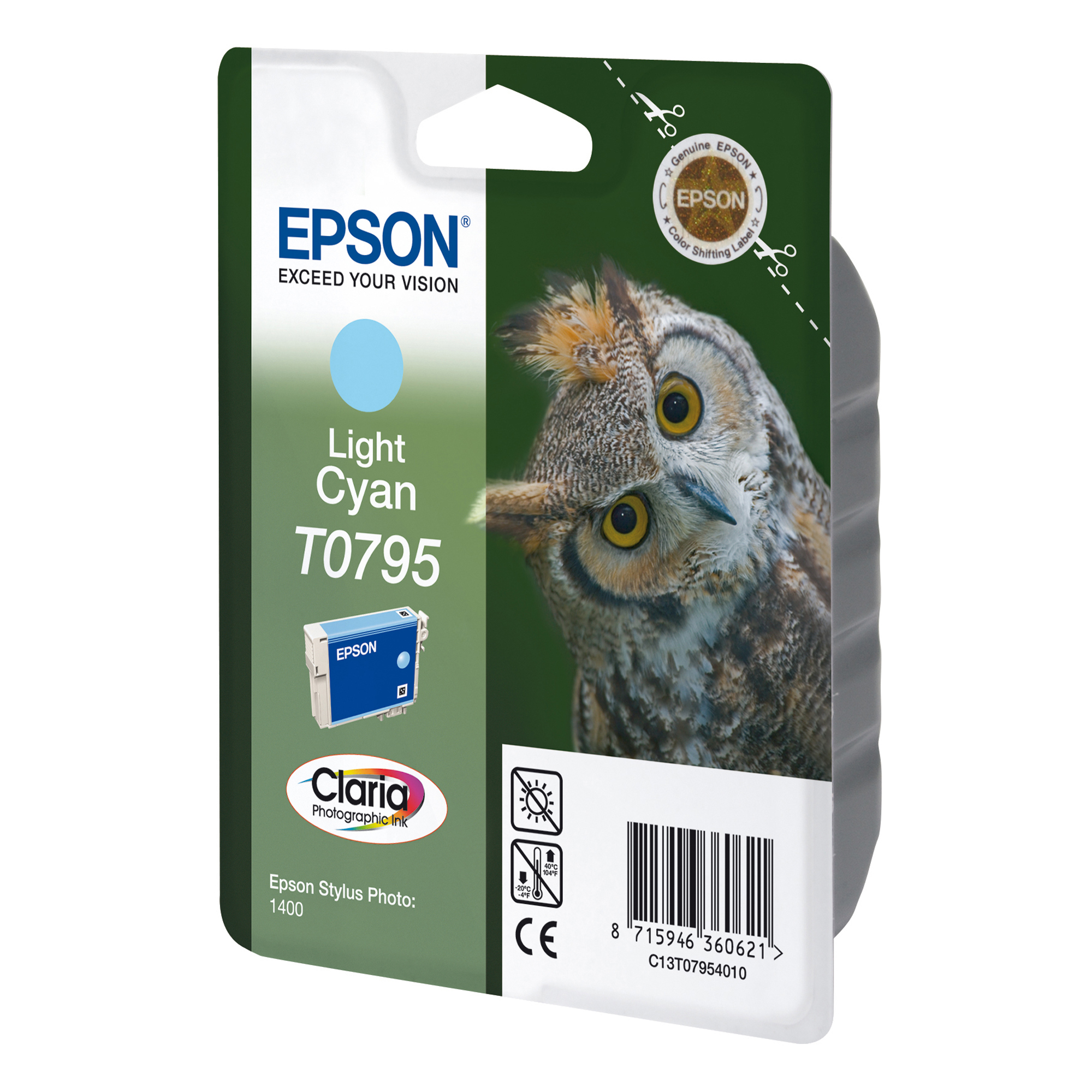 Epson - Cartuccia ink - Ciano - T0795 - C13T07954010  - 11,1ml