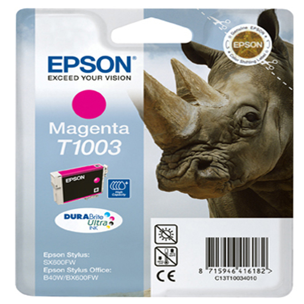 Epson - Cartuccia ink - Magenta - T1003 - C13T10034010 - 11,1ml