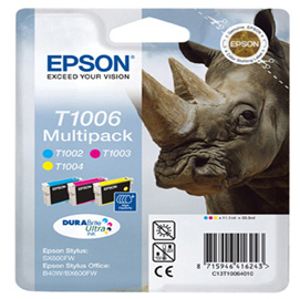 Epson - Multipack Cartuccia ink - C/M/Y - T1006 - C13T10064010 - 11,1ml cad