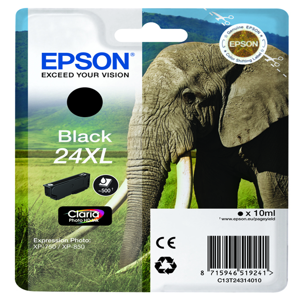 Epson - Cartuccia ink - 24XL - Nero - C13T24314012 - 10ml