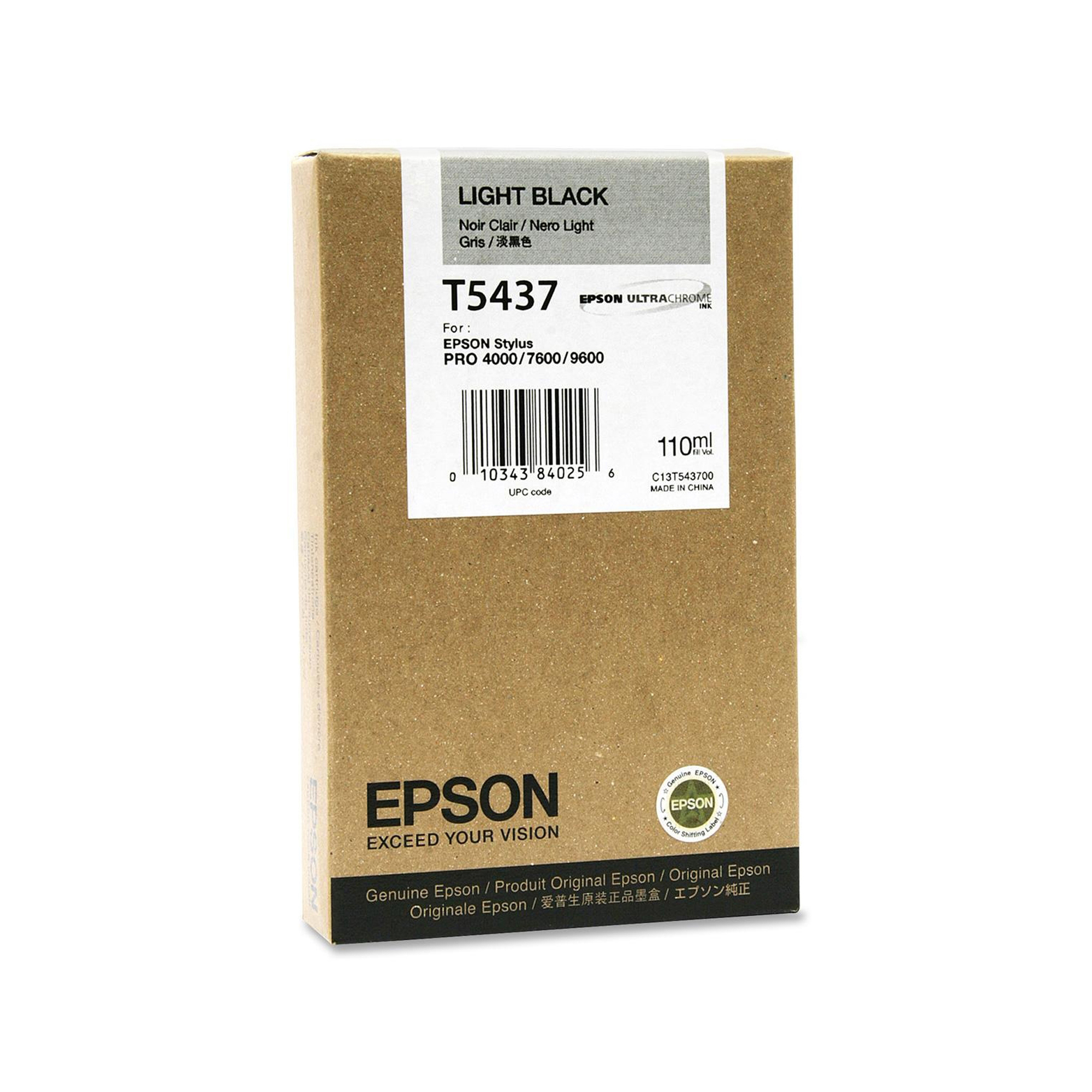 Epson - Tanica - Nero chiaro - T5437 - C13T543700 - 110ml