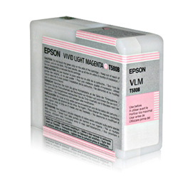 Epson - Tanica - Magenta chiaro - T580B - C13T580B00 - 80ml