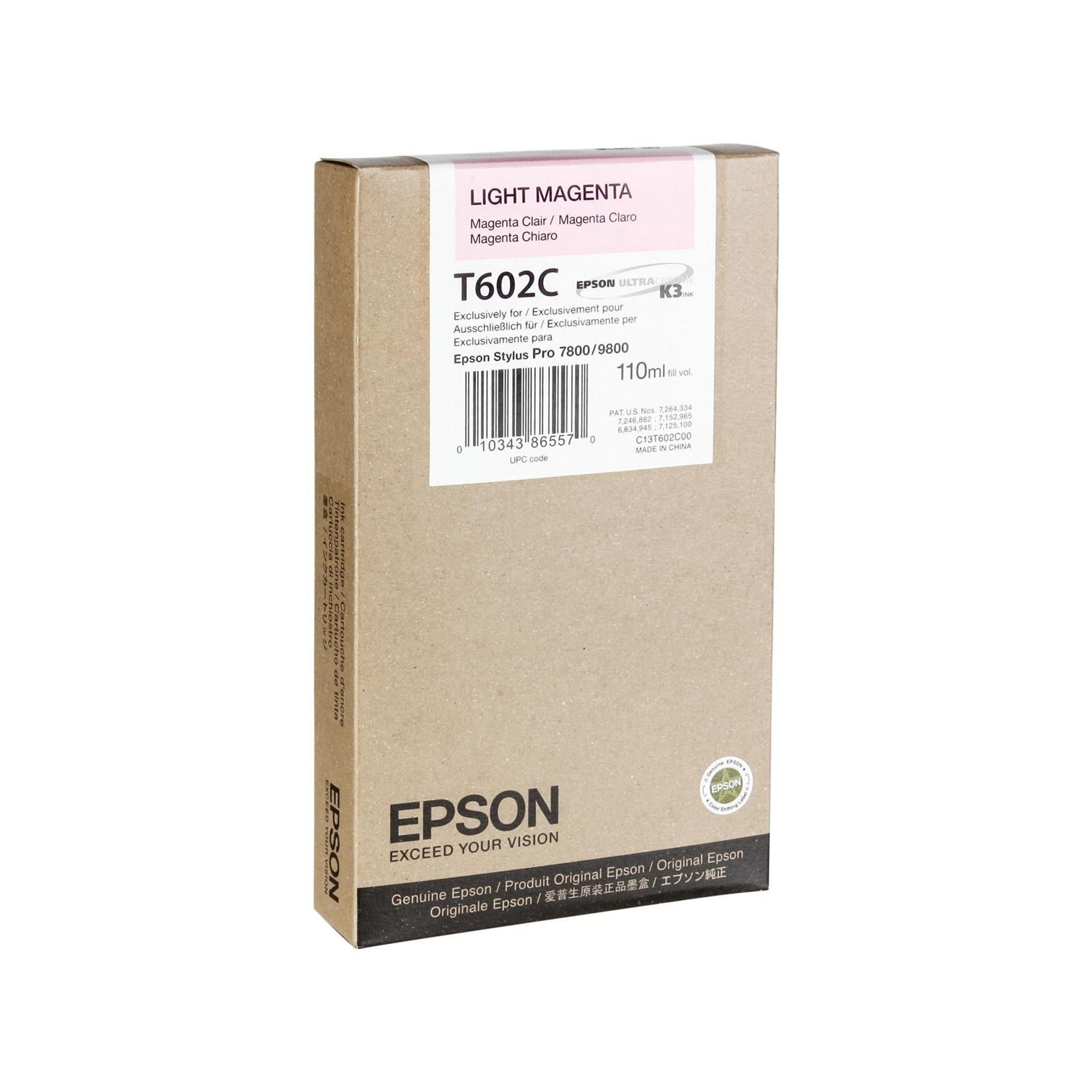 Epson - Tanica - Magenta chiaro - T60C200 -  C13T602C00 - 110 ml