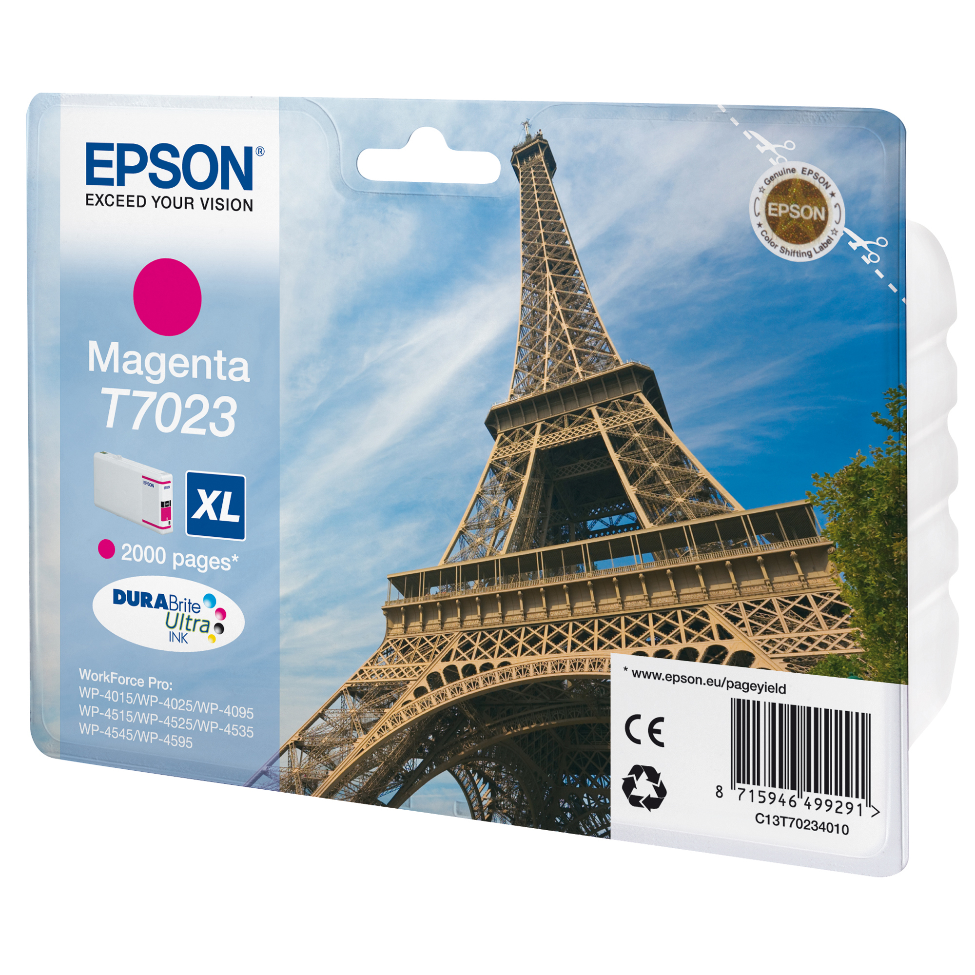 Epson - Tanica - Magenta - T7023 - C13T70234010 - 21,3ml