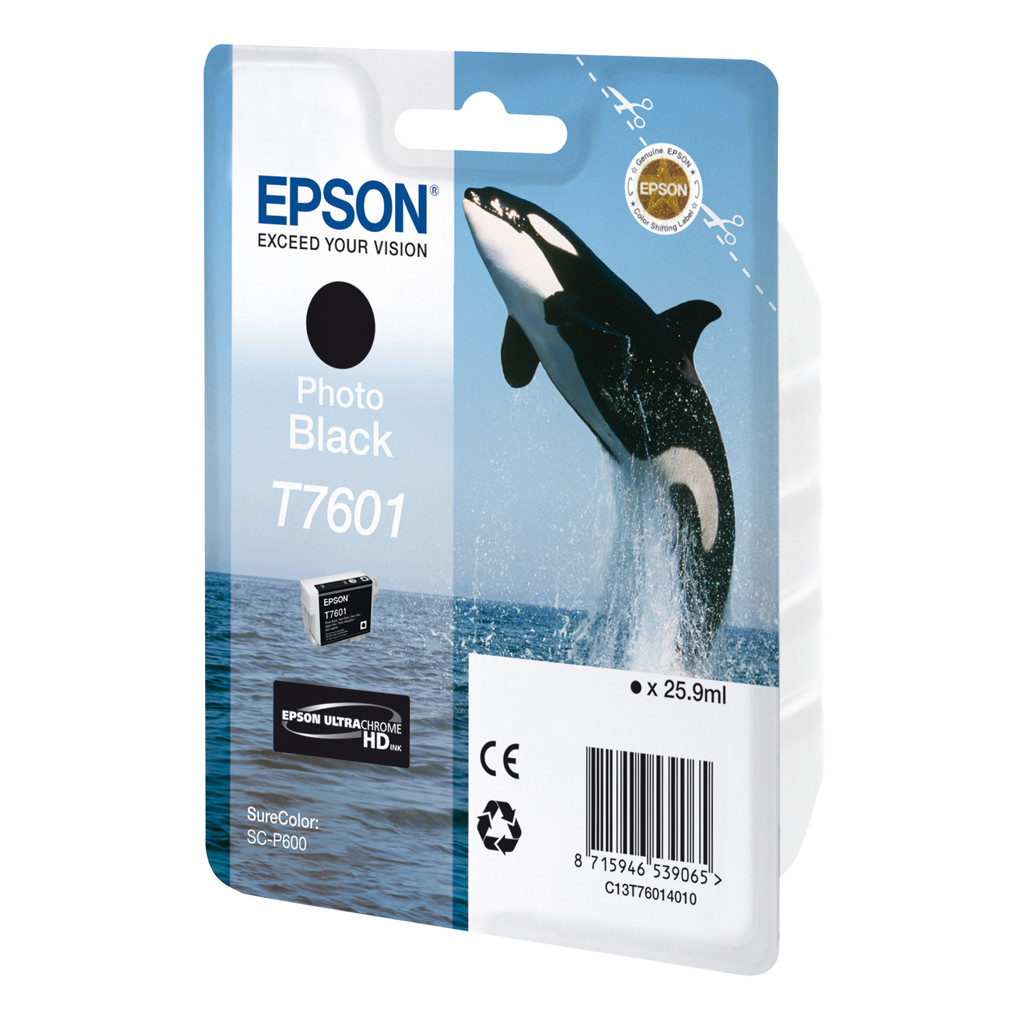 Epson - Cartuccia ink - Nero Photo - T7601 - C13T76014010 - 25,9ml