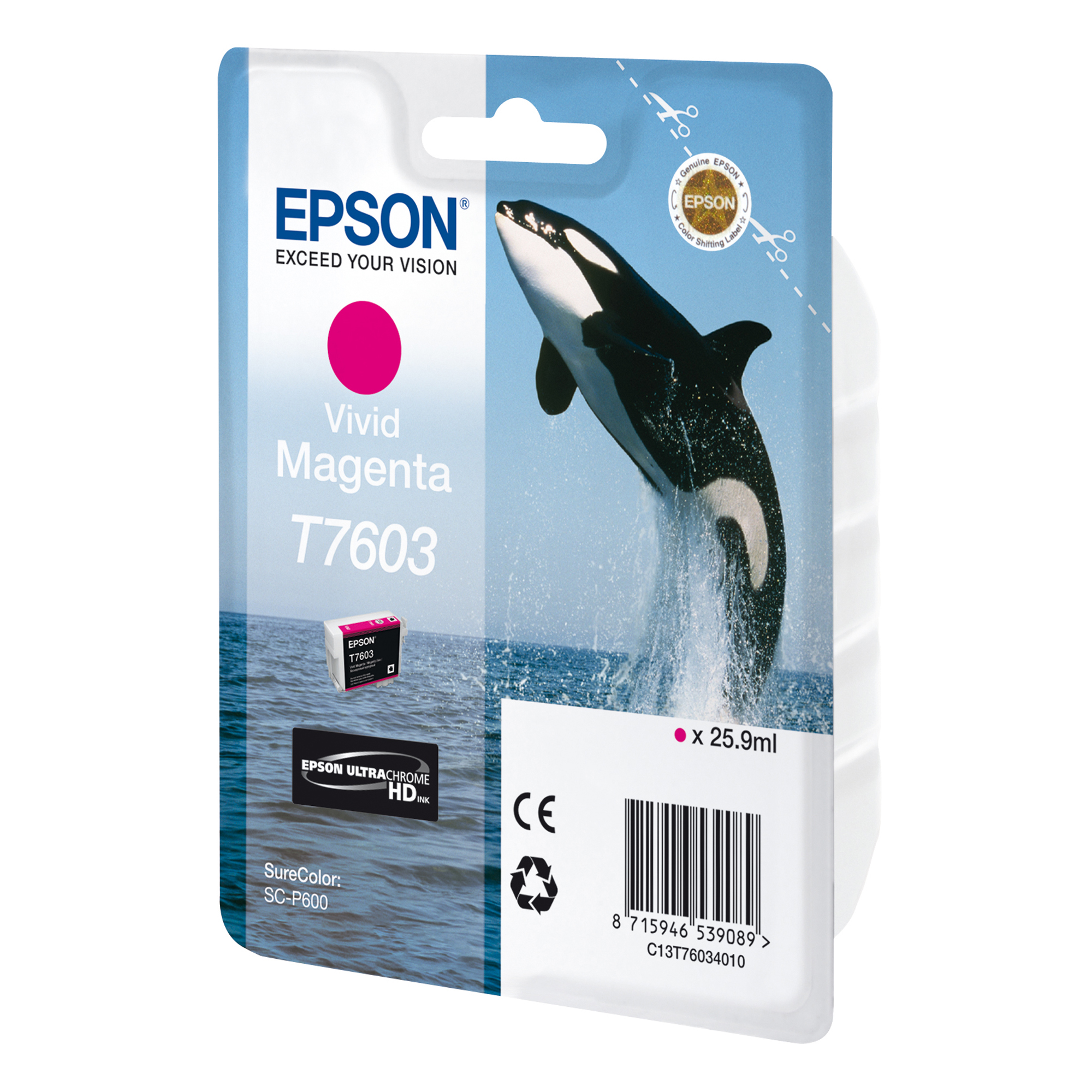 Epson - Cartuccia ink - Magenta - T7603 - C13T76034010 - 25,9ml