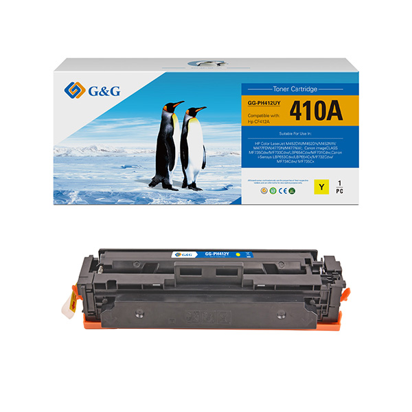 GG - Toner compatibile per Hp Color LaserJet M452DW/M452DN/M452NW - Giallo - 2.300 pag