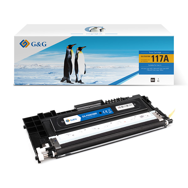 GG - Toner compatibile per Hp Color Laser MFp 179fnw/Hp Color Laser MFp 178nw - Nero - 1.000 pag