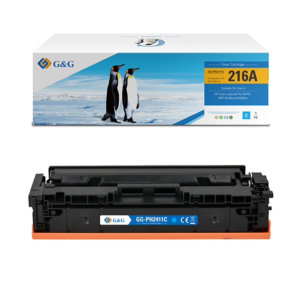 GG - Toner compatibile per Hp Color LaserJet Enterprise Flow M681z/ M681dh/ M681f - Ciano - 850 pag