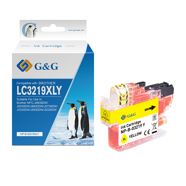 GG - Cartuccia ink Compatibile per Brother MFC-J6930DW/J6530DW/J6935DW - Giallo