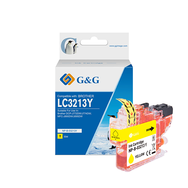 GG - Cartuccia ink Compatibile per Brother DCP-J772DW/J774DWMFC-J890DW - Giallo