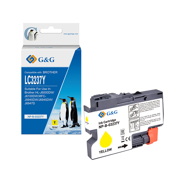 GG - Cartuccia ink Compatibile per Brother HL-J6000DW/J6100DWMFC-J5945DW - Giallo