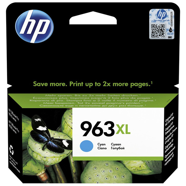 Hp - Cartuccia ink - 963XL - Ciano - 3JA27AE - 1.600 pag