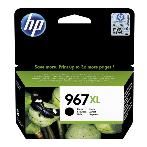 Hp - Cartuccia ink - 967XL - Nero - 3JA31AE - 3.000 pag