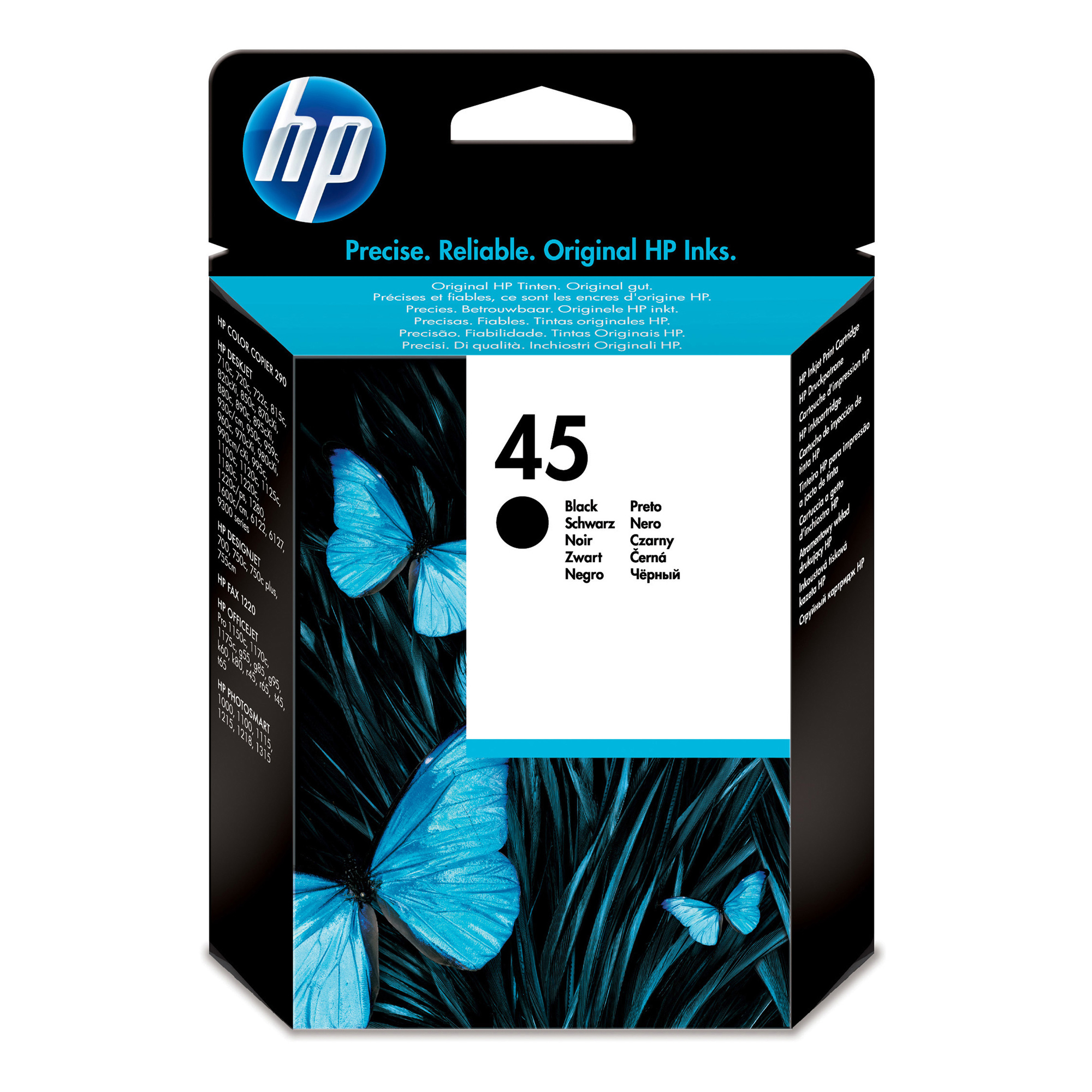 Hp - Cartuccia ink - 45 - Nero - 51645A - 930 pag