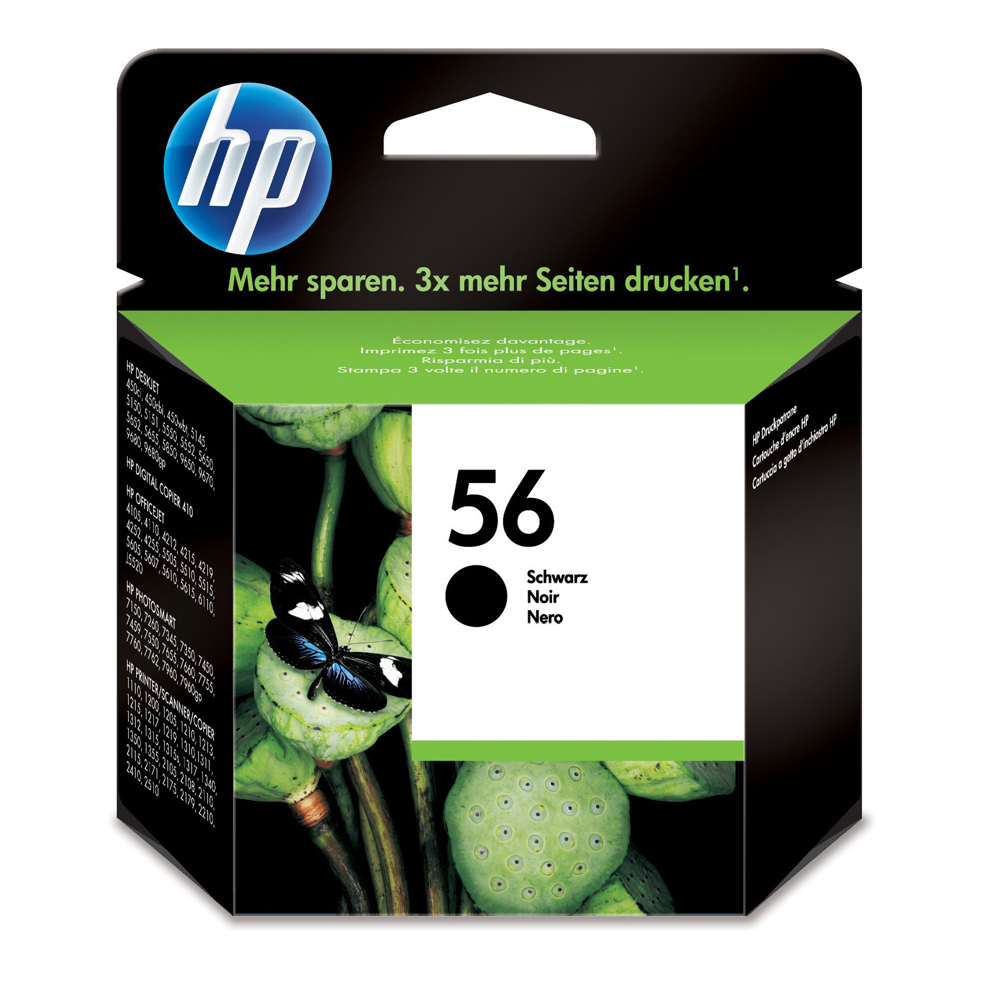 Hp - Cartuccia ink - 56 - Nero - C6656AE - 520 pag