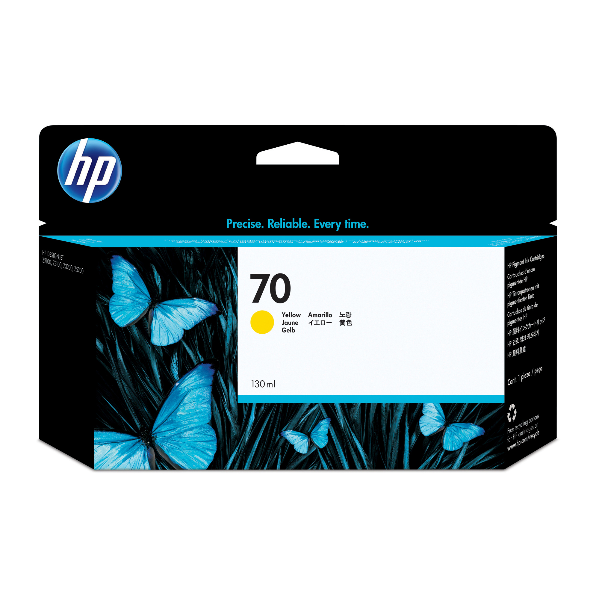 Hp - Cartuccia ink - 70 - Giallo - C9454A - 130ml