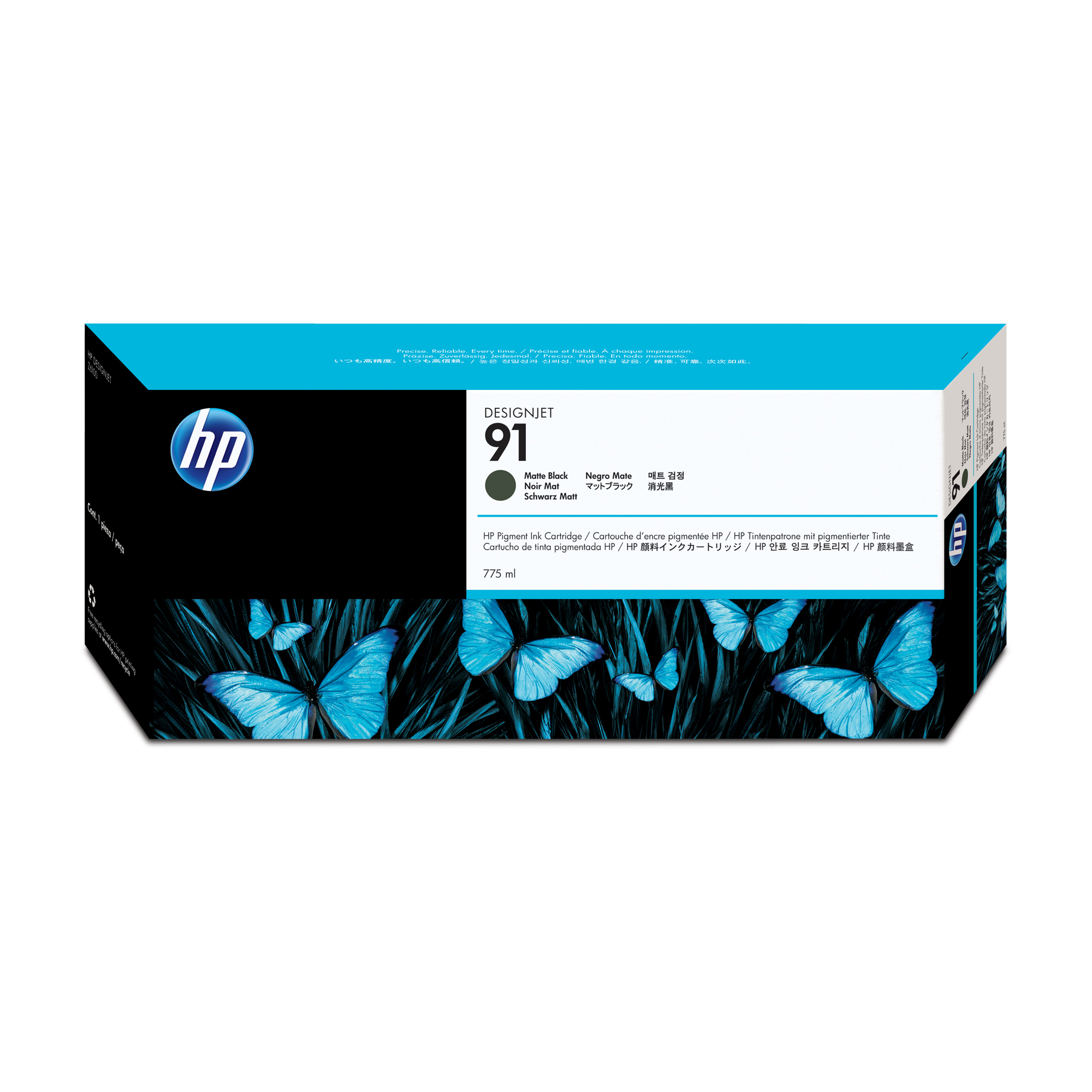 Hp - Cartuccia ink - 91 - Nero opaco - C9464A - 775ml