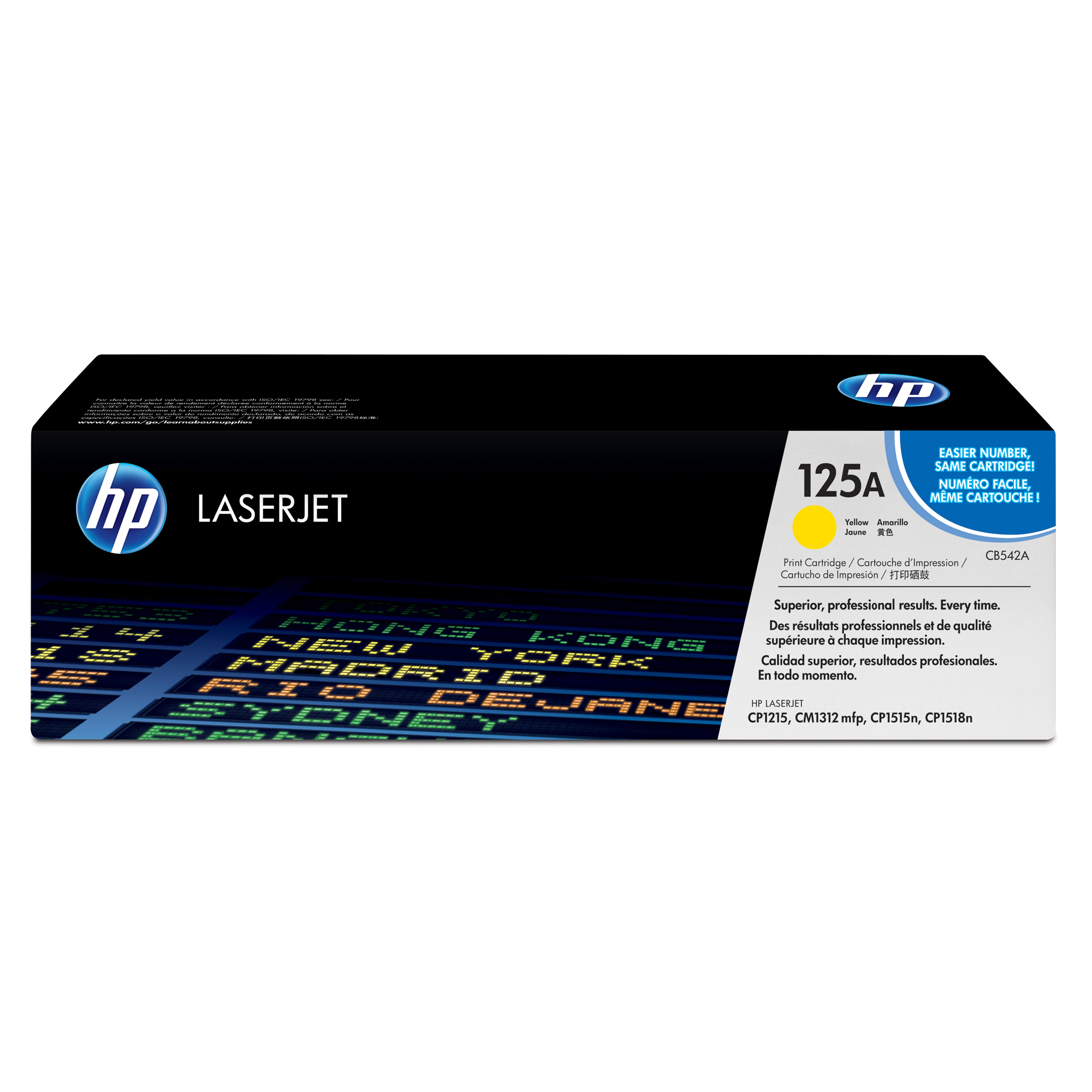 Hp - Toner - 125A - Giallo - CB542A - 1.400 pag